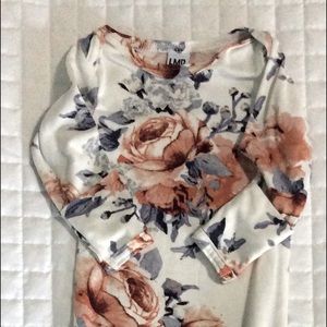 Knotted Gown with fold over mitten cuffs